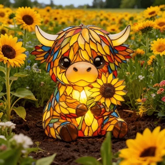 Creative Highland Cow LED Night Light