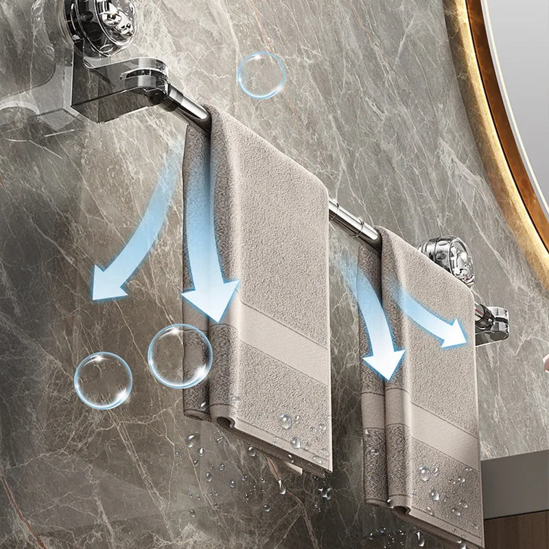 Extendable towel rack size adjustment